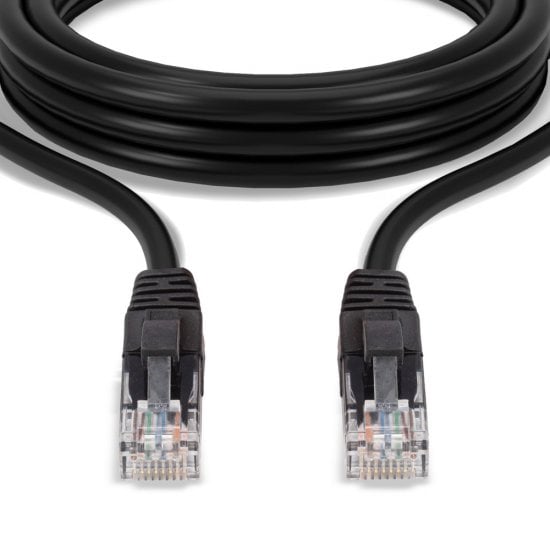 0.3m Cat.6 U/UTP Network Cable, Black