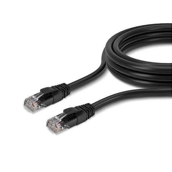 0.3m Cat.6 U/UTP Network Cable, Black