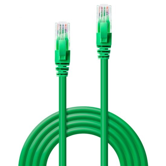 0.3m Cat.6 U/UTP Network Cable, Green