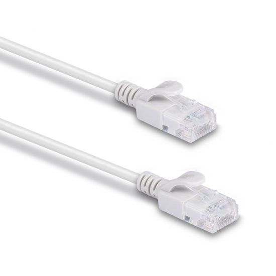 0.3m Cat.6A U/FTP Ultra Slim Network Cable, Grey