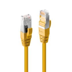 0.3m CAT6a S/FTP LS0H Snagless Gigabit Network Cable, Yellow