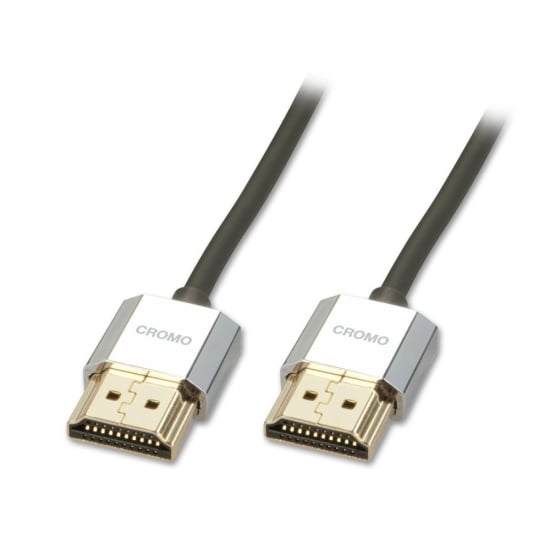 0.3m CROMO Slim High Speed HDMI Cable with Ethernet