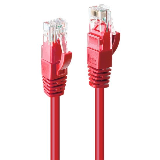 0.5m Cat.6 U/UTP Network Cable, Red