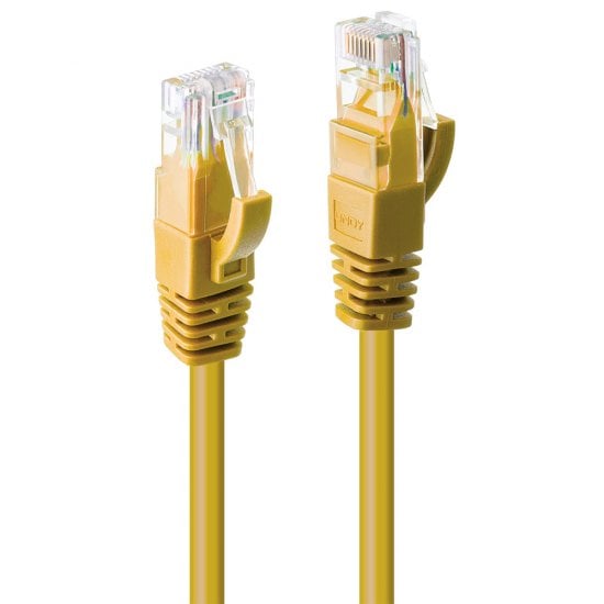 0.5m CAT6 U/UTP Network Cable, Yellow