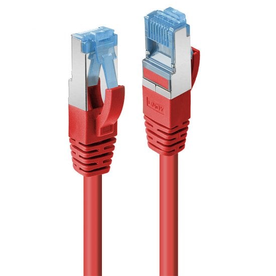 0.5m CAT6a S/FTP LS0H Snagless Gigabit Network Cable, Red