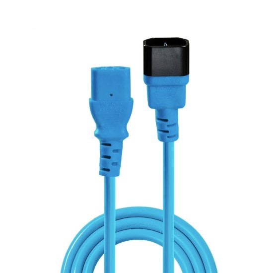 0.5m IEC Extension Cable, Blue