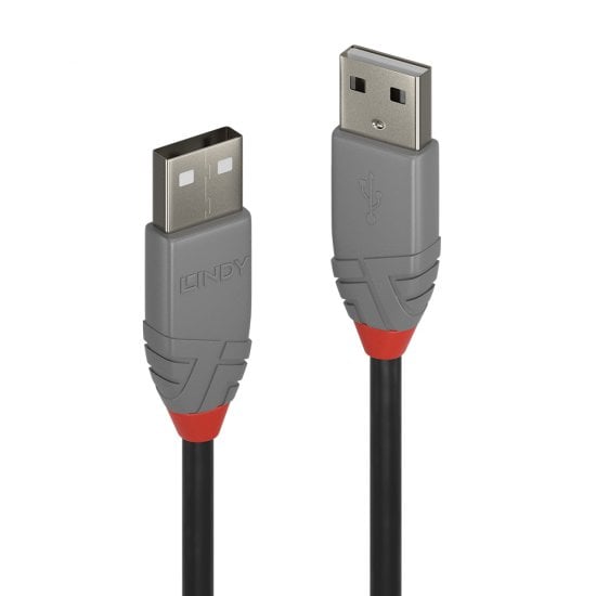 0.5m USB 2.0 Type A to A Cable, Anthra Line