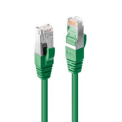 10m CAT6a S/FTP LS0H Snagless Gigabit Network Cable, Green