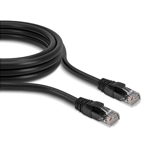 15m Cat.6 U/UTP Network Cable, Black