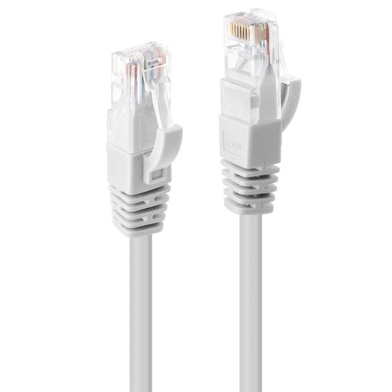 1m Cat.6 U/UTP Network Cable, White
