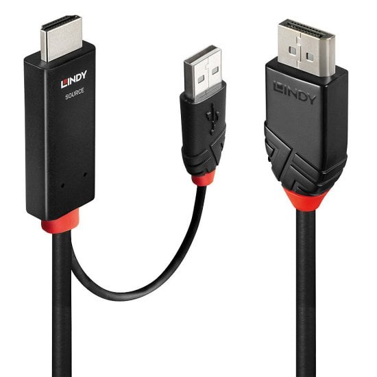 1m HDMI to Display Port 4K60Hz Adapter Cable