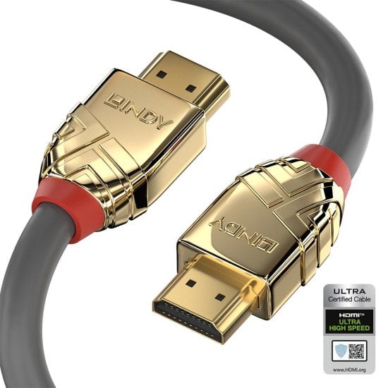 1m Ultra High Speed HDMI Cable, Gold Line