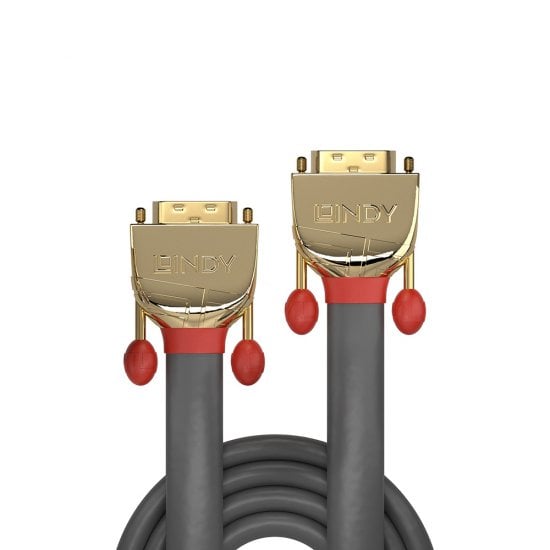 20m DVI-D Dual Link Cable, Gold Line