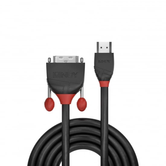 2m HDMI to DVI Cable, Black Line