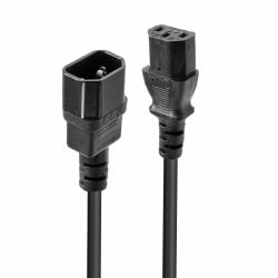 2m IEC Extension Cable, Black
