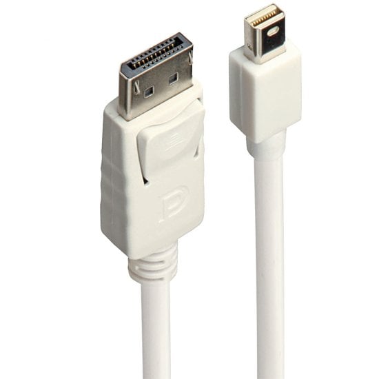 2m Mini DisplayPort to DisplayPort Cable, White