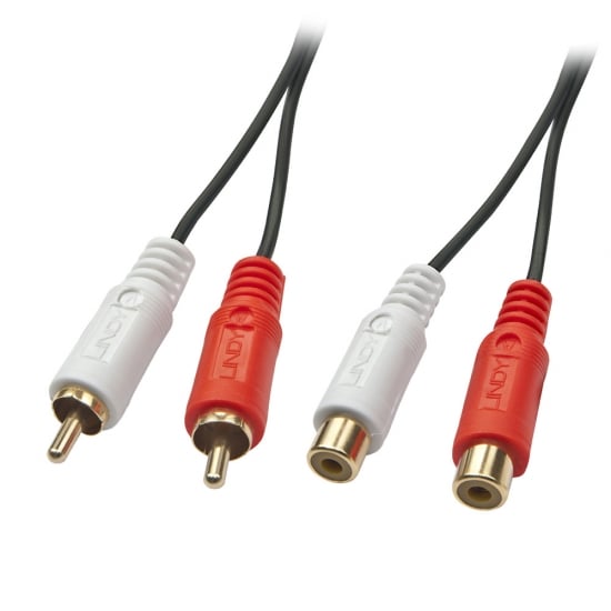 2m Premium Phono To Phono Extension Cable