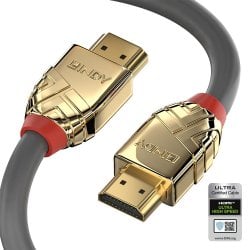 2m Ultra High Speed HDMI Cable, Gold Line