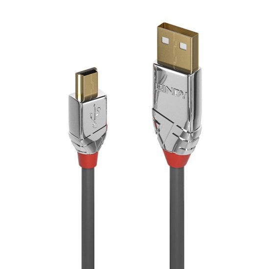 2m USB 2.0 Type A to Mini-B Cable, Cromo Line