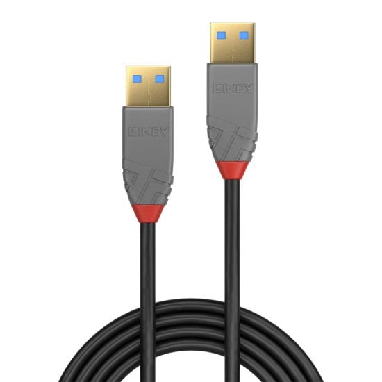 2m USB 3.2 Type A Cable, 5Gbps, Anthra Line