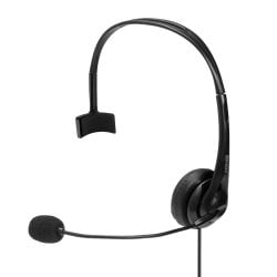 3.5mm & USB Type C Monaural Headset with In-Line Control