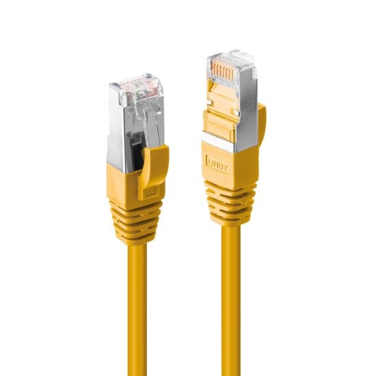 5m CAT6a S/FTP LS0H Snagless Gigabit Network Cable, Yellow