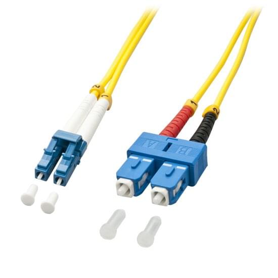 5m LC-SC OS2 9/125 Fibre Optic Patch Cable