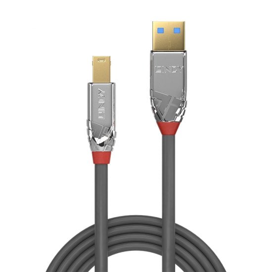 5m USB 3.0 Type A to B Cable, 5Gbps, Cromo Line