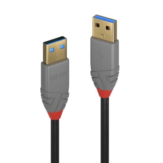 5m USB 3.2 Type A Cable, 5Gbps, Anthra Line