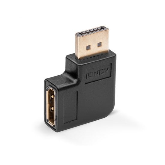 DisplayPort 1.4 Left Angled Adapter