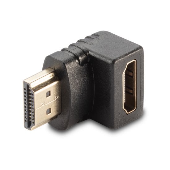 HDMI Female to HDMI Male 90 Degree Right Angle Adapter - Down