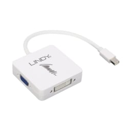 Mini DisplayPort 1.2 to HDMI, VGA & DVI-D Active Adapter Converter