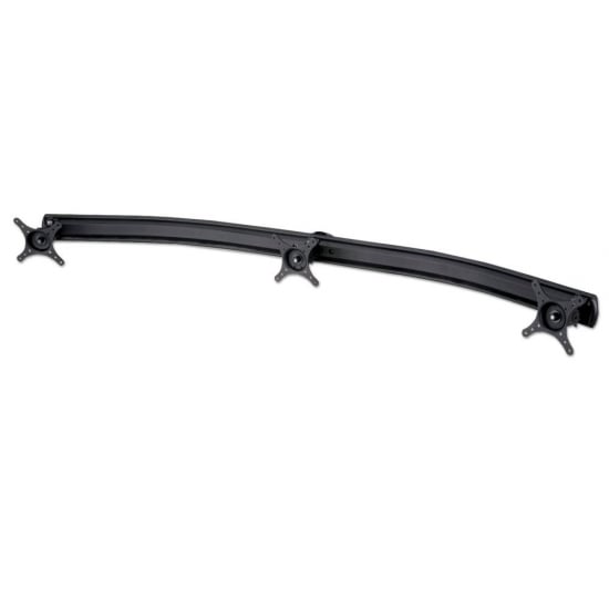 Triple Bracket Curved Arm, Black