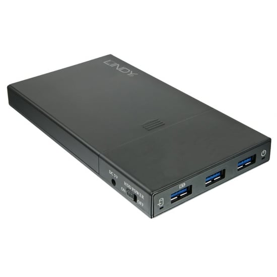 USB 3.0 SATA Enclosure 2.5" with Hub