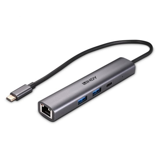 USB 3.2 Gen 2 Type C Hub & Gigabit Ethernet Converter