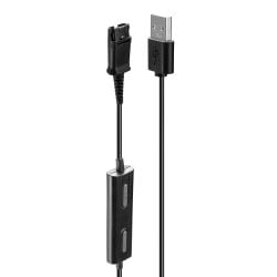 USB Type A to Plantronics Quick Disconnect Headset Adapter