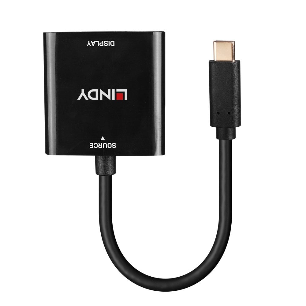 HDMI to USB Type C Converter with USB Power - from LINDY UK